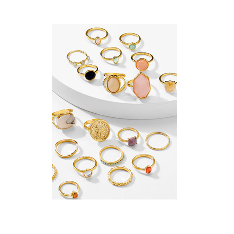 Delicado anillo vintage look Diseño puede usar diferentes tamaños de anillos.